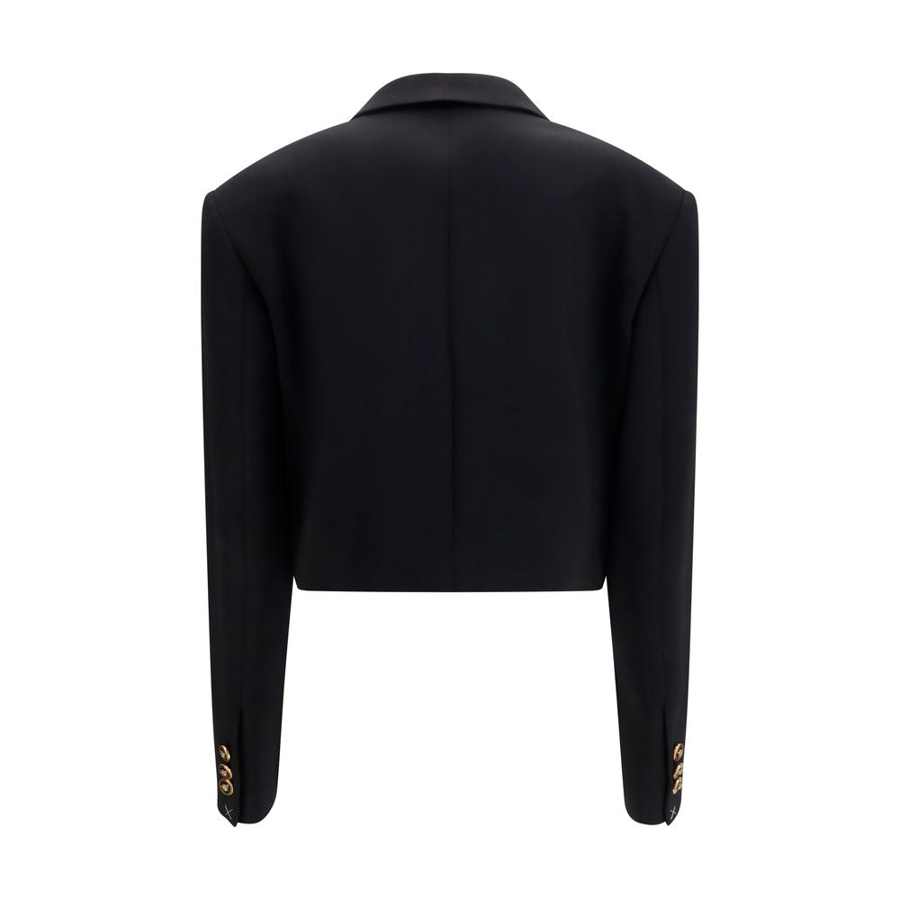 Versace | Black Wool Oves Aries Blazer
