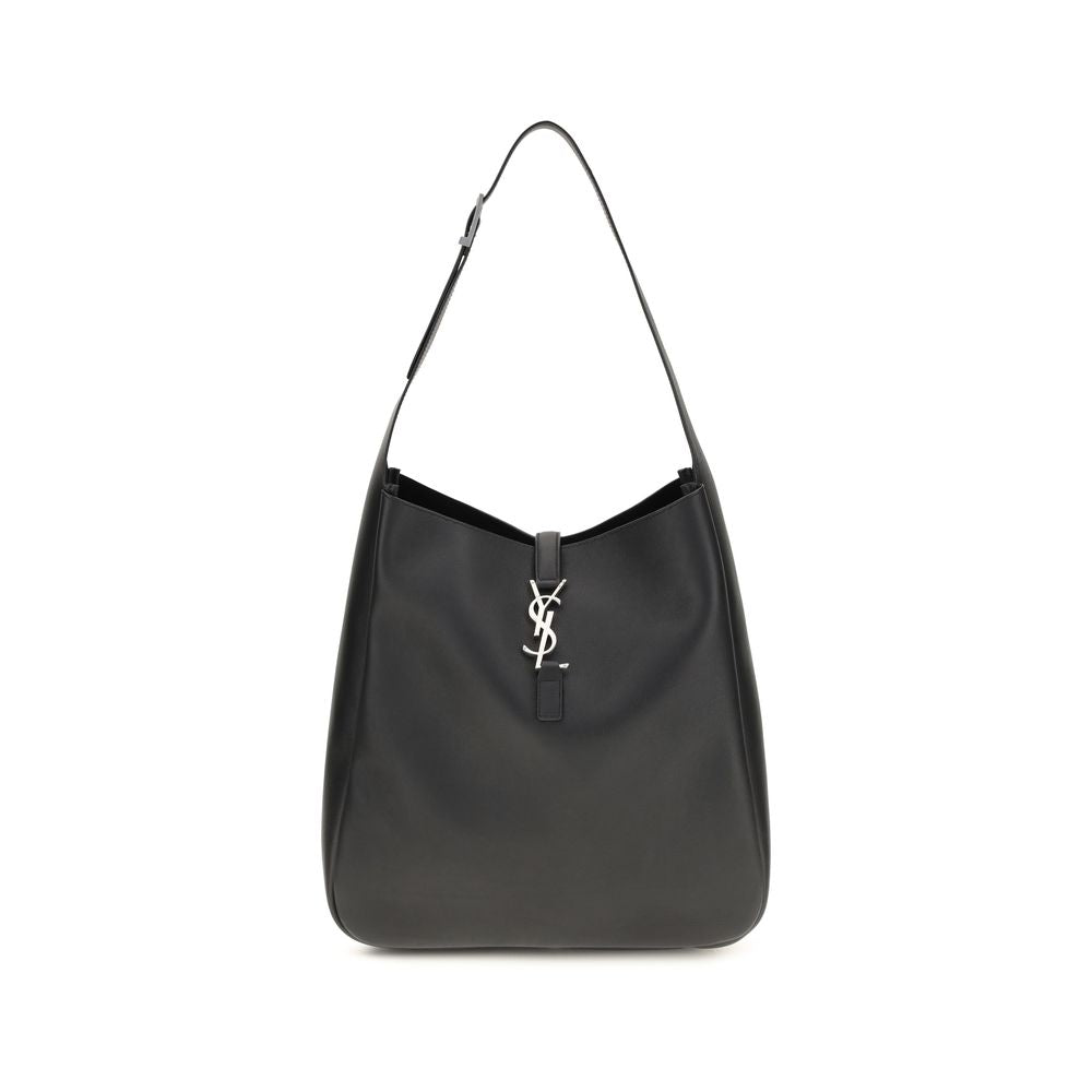 Saint Laurent | Black Calf Leather Bos Taurus Shoulder Bag