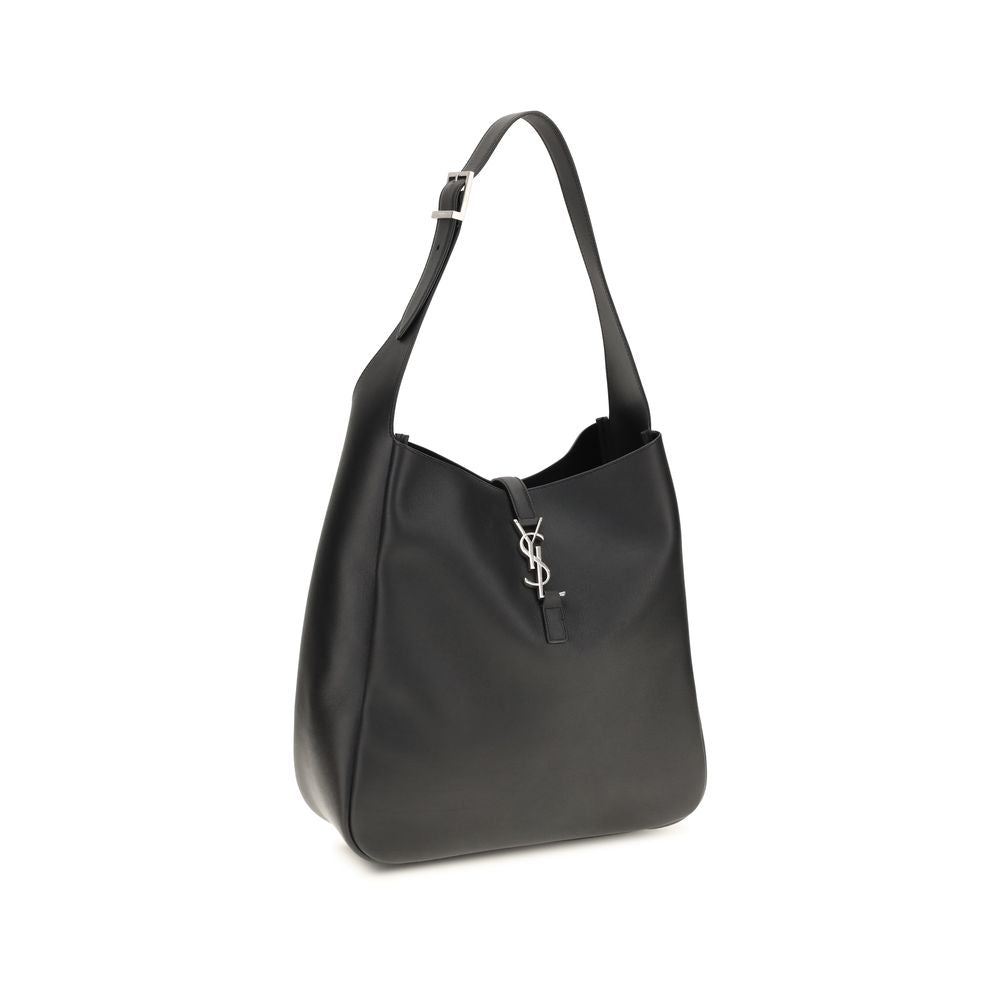Saint Laurent | Black Calf Leather Bos Taurus Shoulder Bag