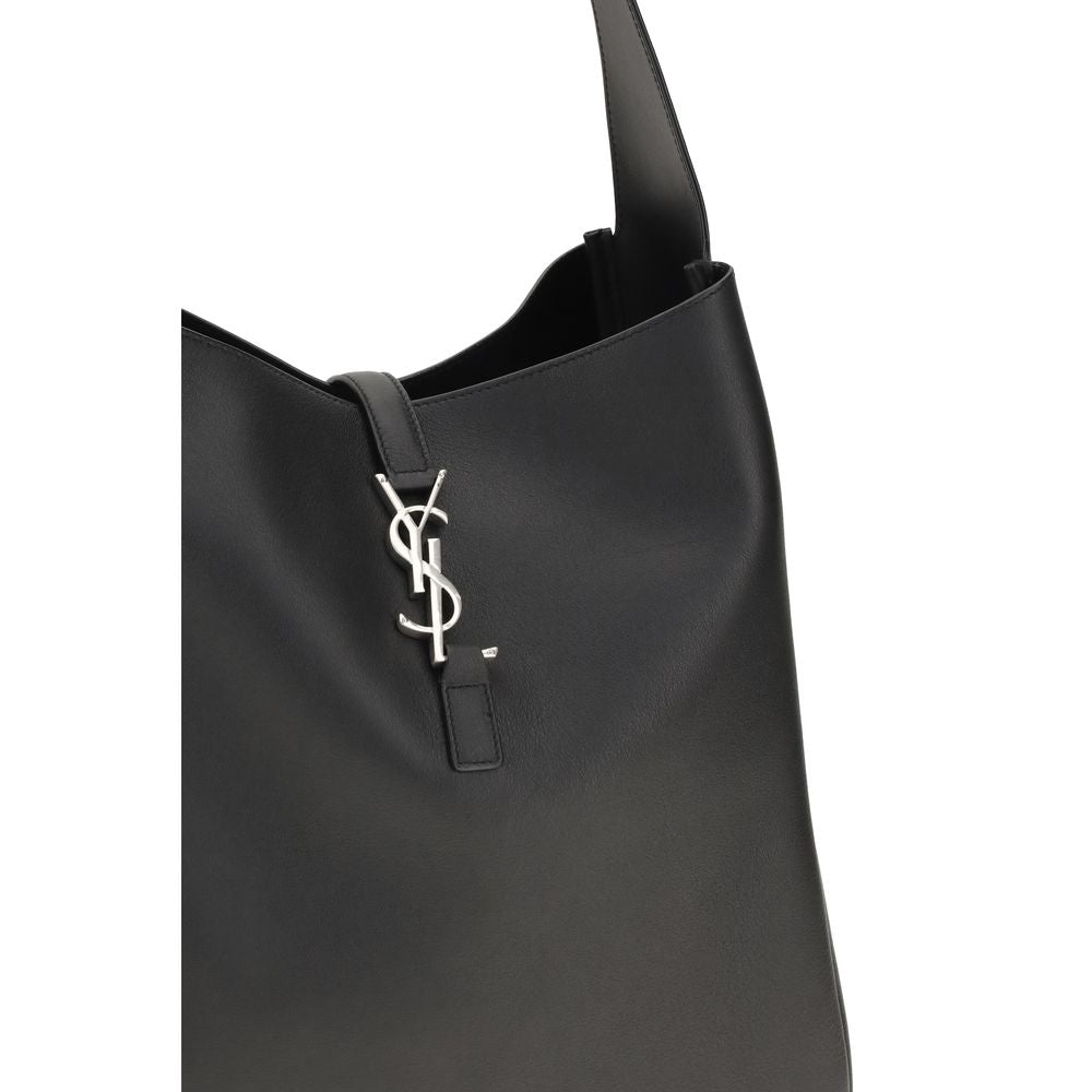 Saint Laurent | Black Calf Leather Bos Taurus Shoulder Bag