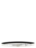 Gucci | Silver Calfskin Thin Belt