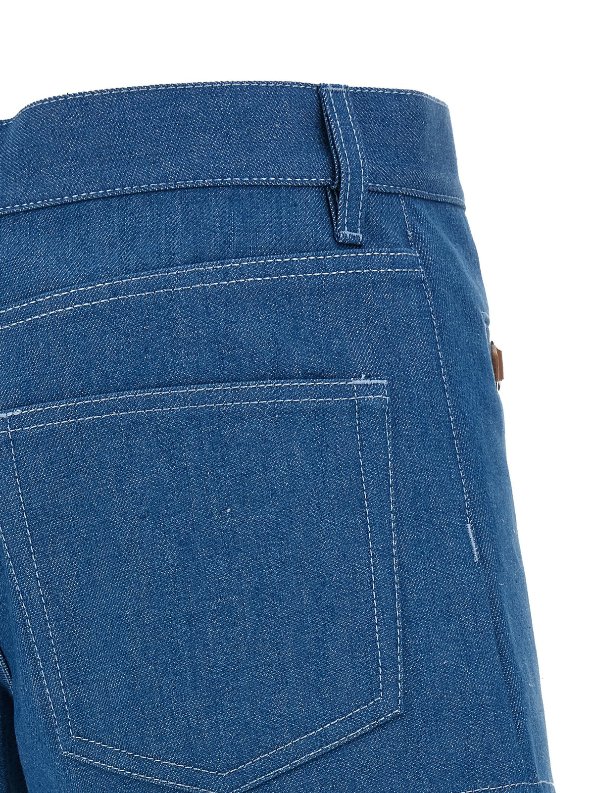 Gucci | Blue Cotton Bermuda Shorts