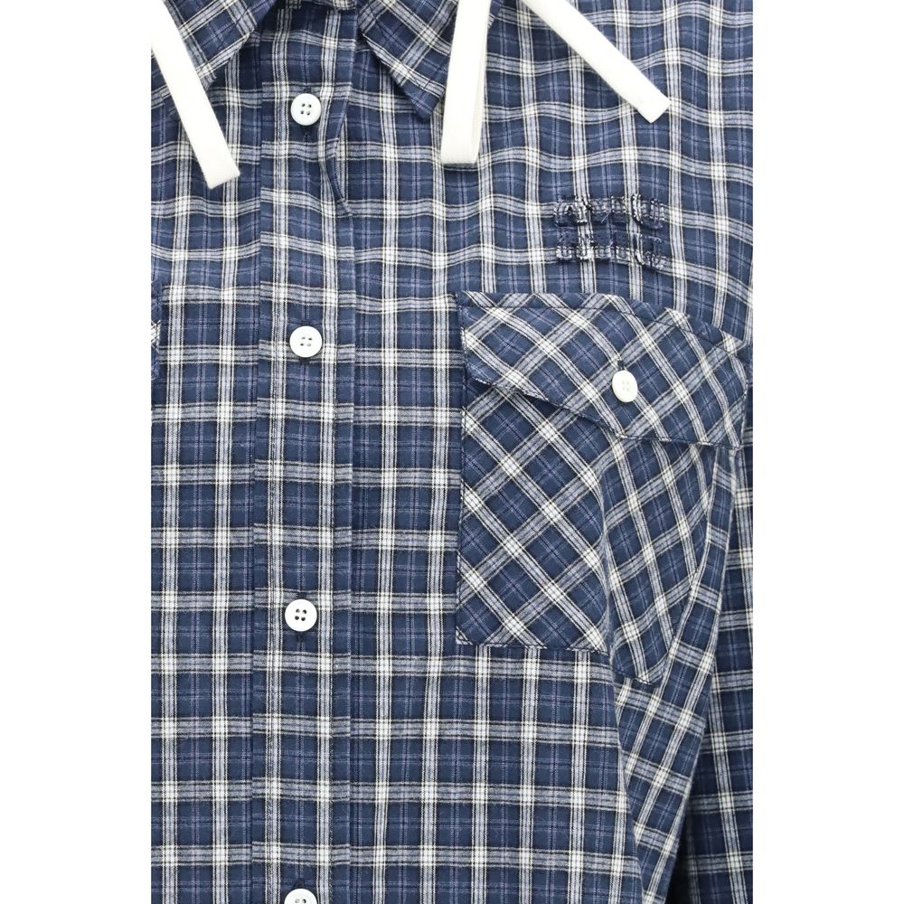 Miu Miu | Blue Cotton Shirt