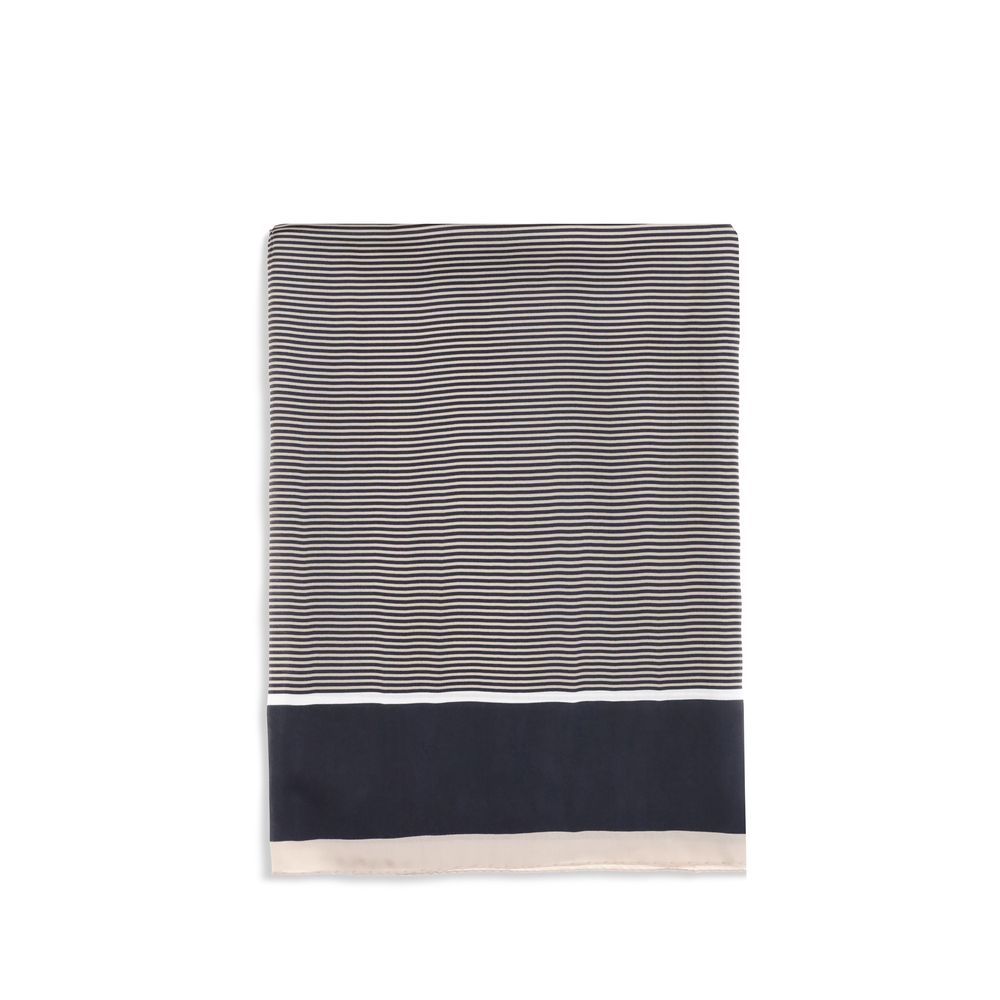 Saint Laurent | Blue Silk Scarf
