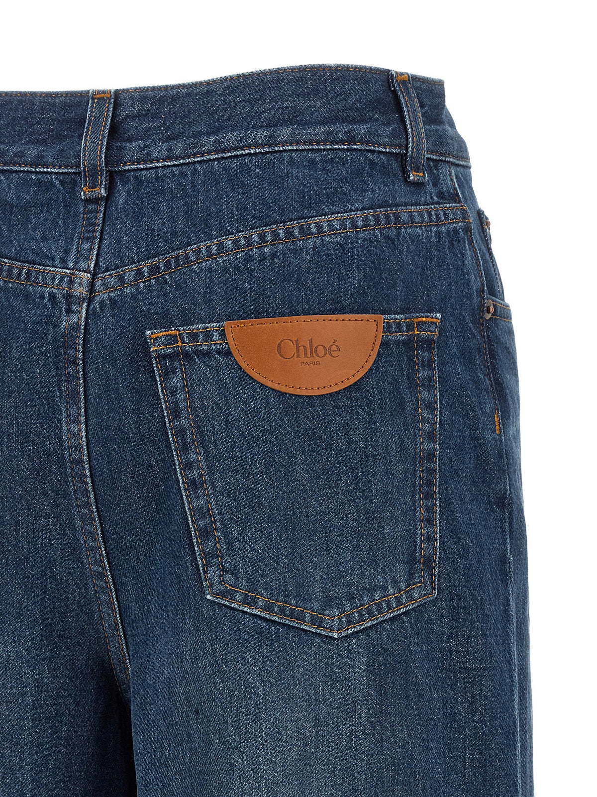 Chloé | Blue Cotton Jeans Denim