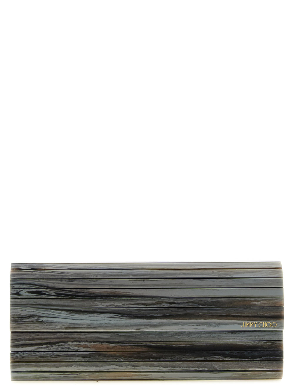 Jimmy Choo | Gray Polyester Clutch Bag
