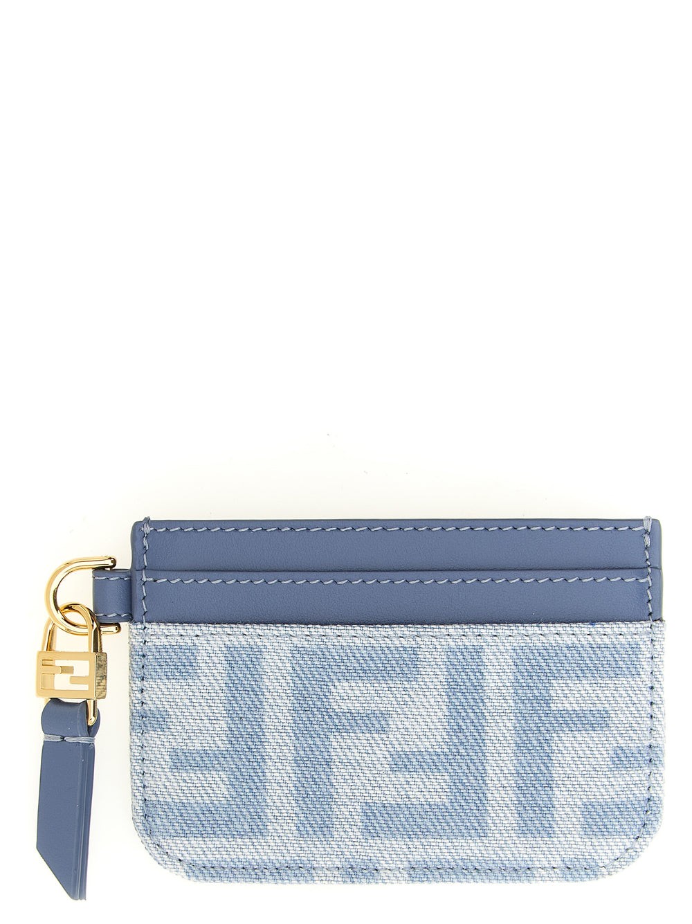 Fendi | Blue Cotton Cardholder