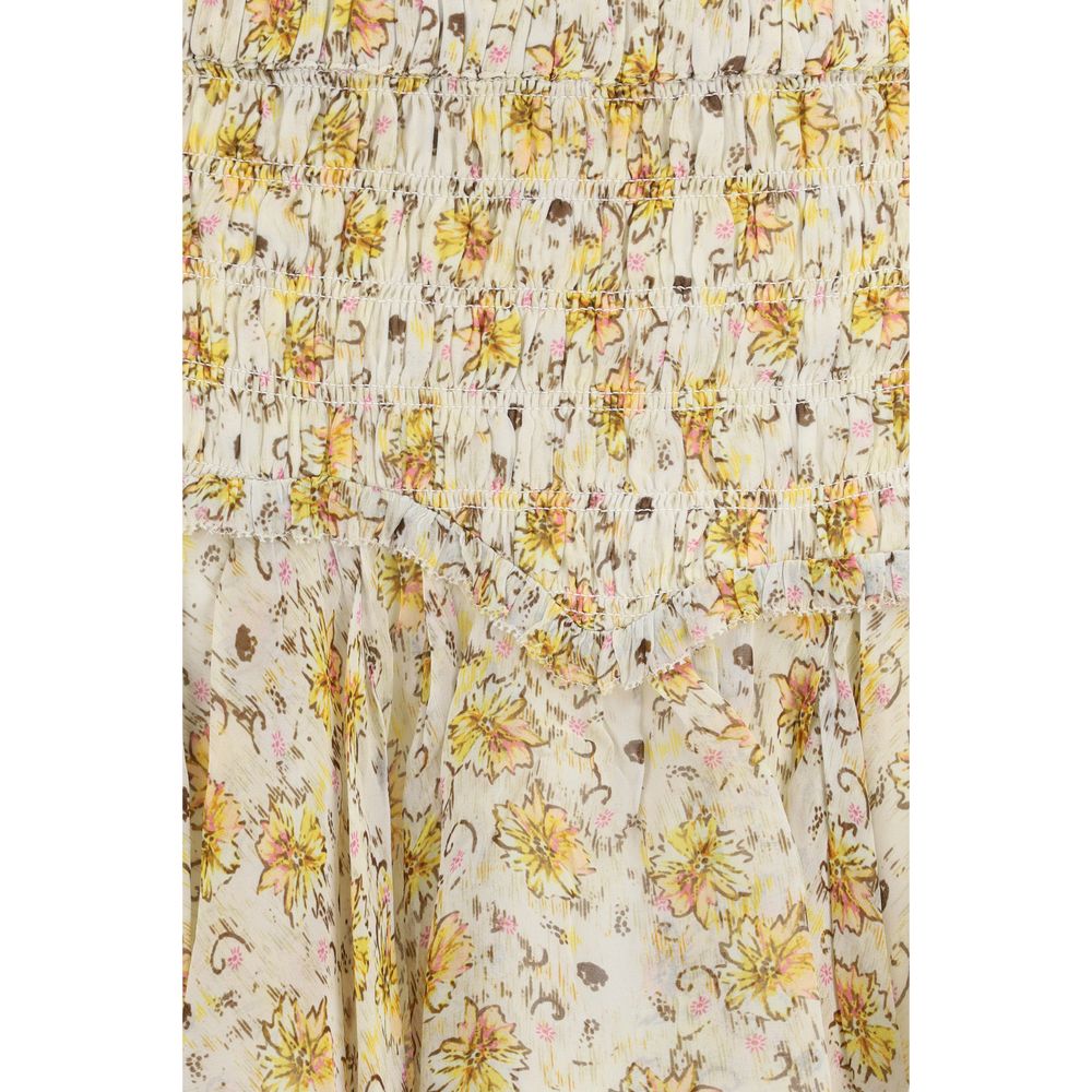 Isabel Marant Étoile | Beige Viscose Mini Skirt