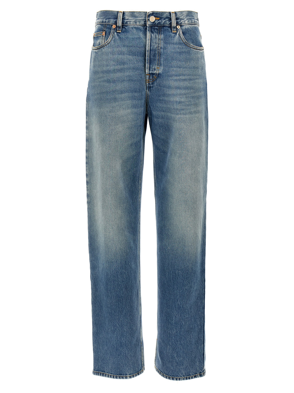 Gucci | Blue Cotton Boyfriend Jeans