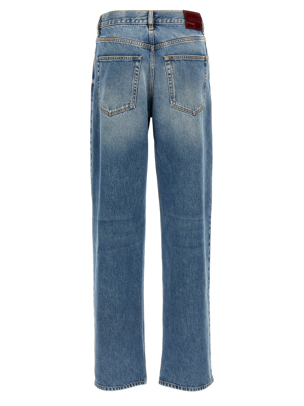 Gucci | Blue Cotton Boyfriend Jeans
