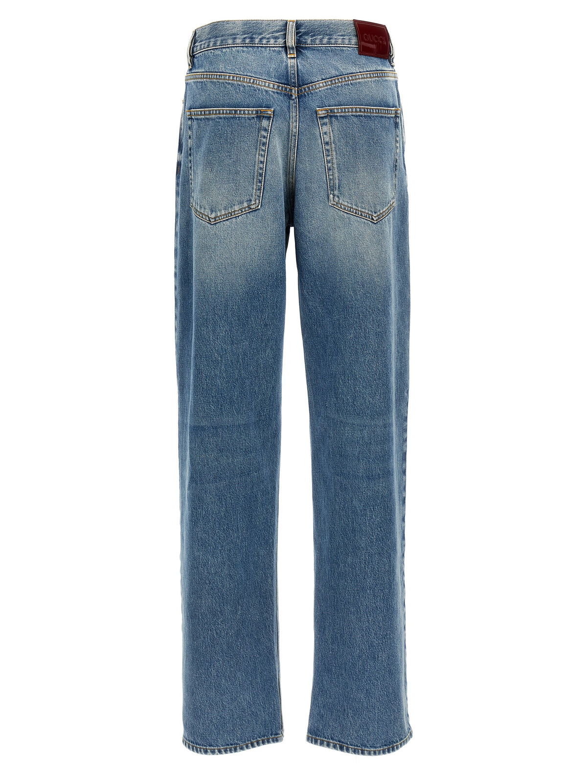 Gucci | Blue Cotton Boyfriend Jeans