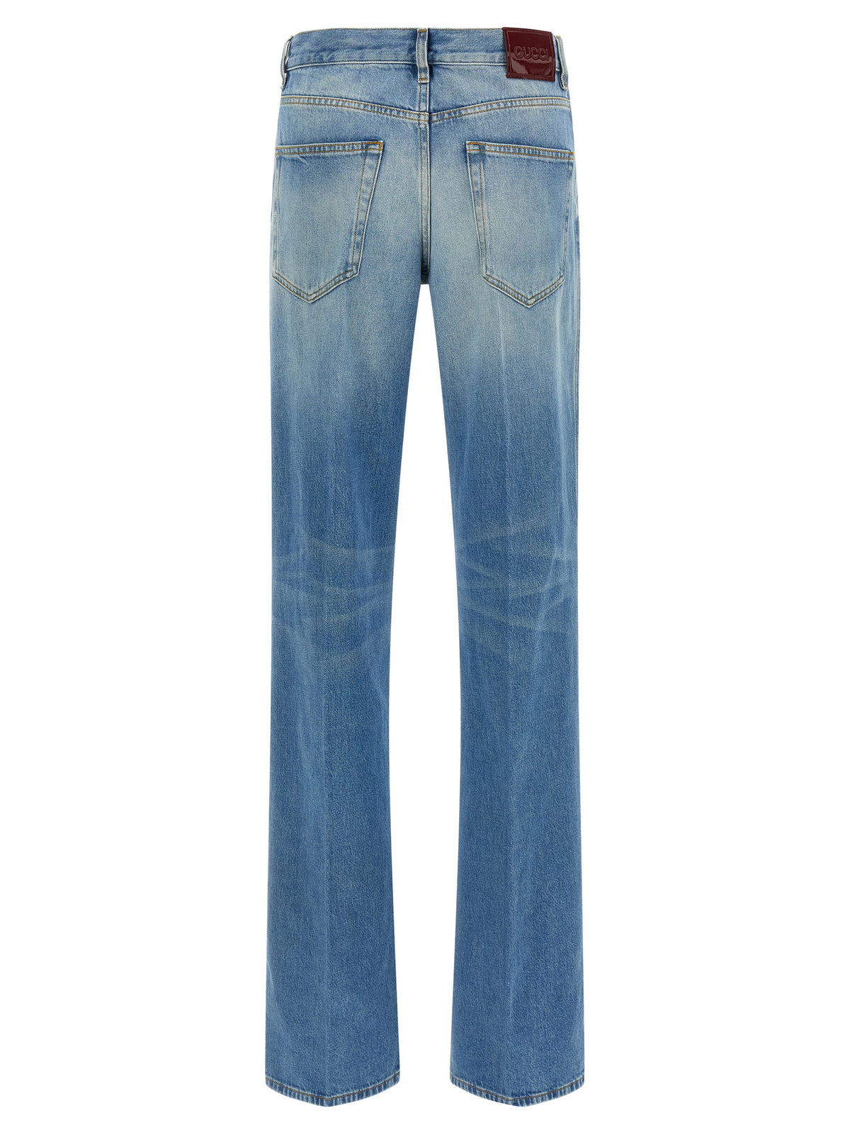 Gucci | Blue Cotton Flared Jeans