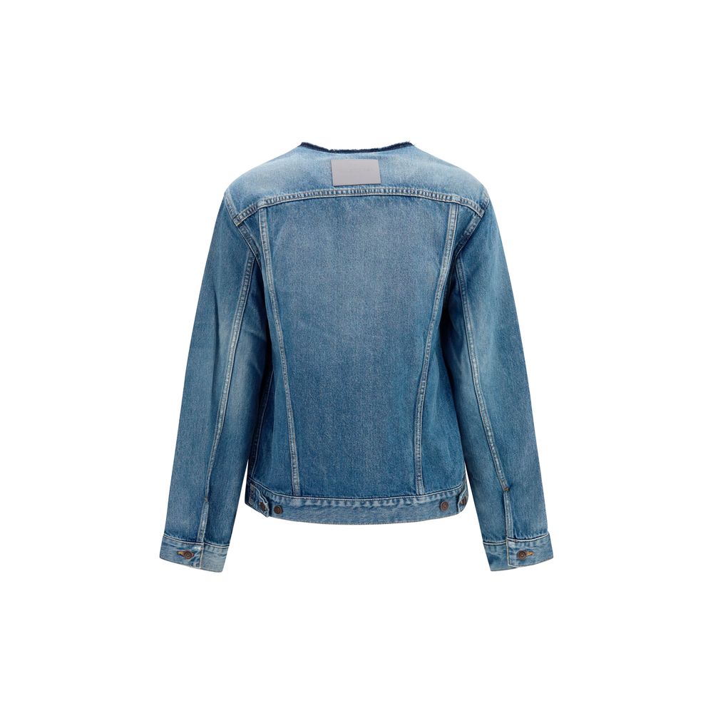 Balenciaga | Blue Wool Oves Aries Denim Jacket