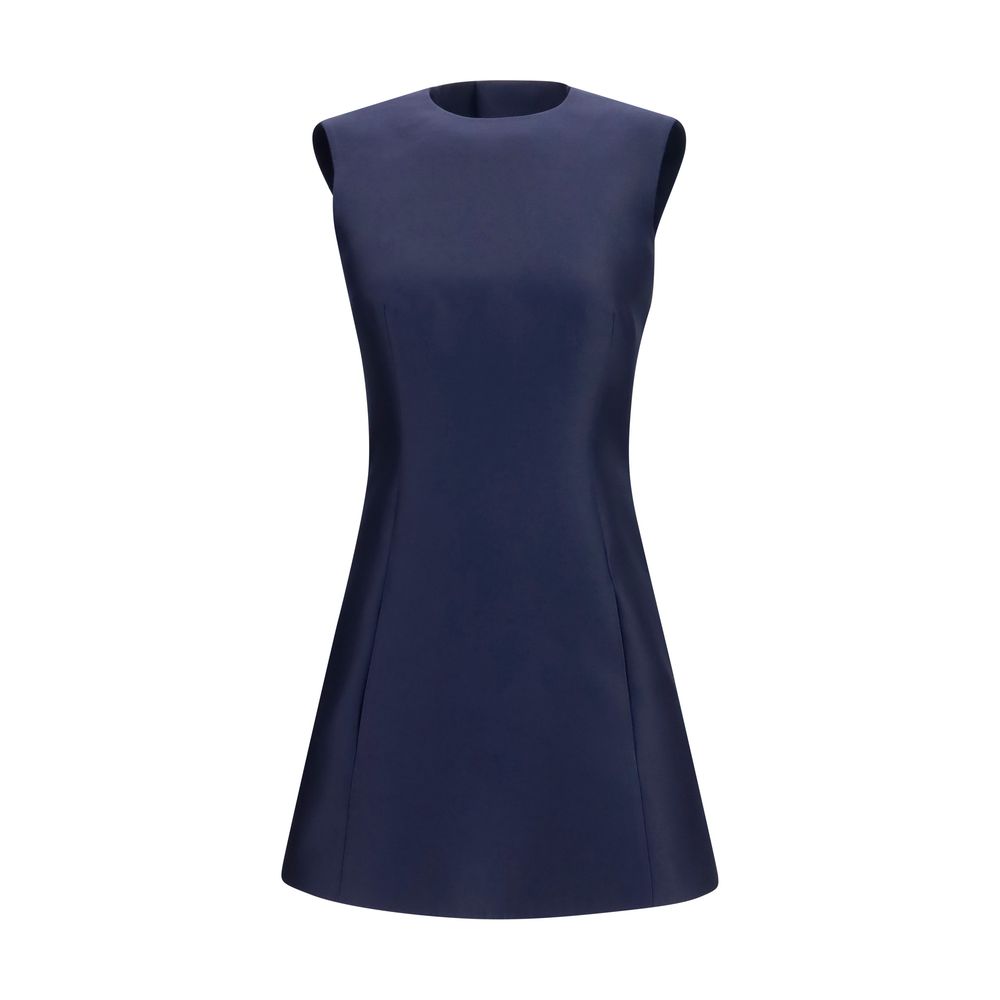 Balenciaga | Blue Wool Oves Aries Casual Dress