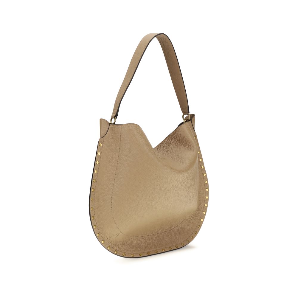 Isabel Marant | Beige Calf Leather Bos Taurus Shoulder Bag