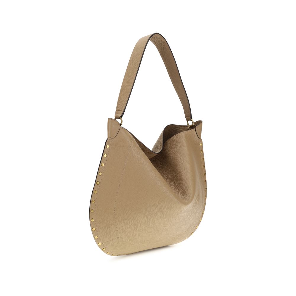 Isabel Marant | Beige Calf Leather Bos Taurus Shoulder Bag