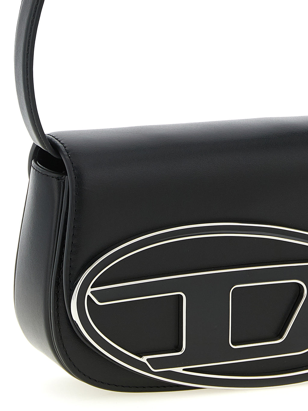 Diesel | Black Cowhide Shoulder Bag