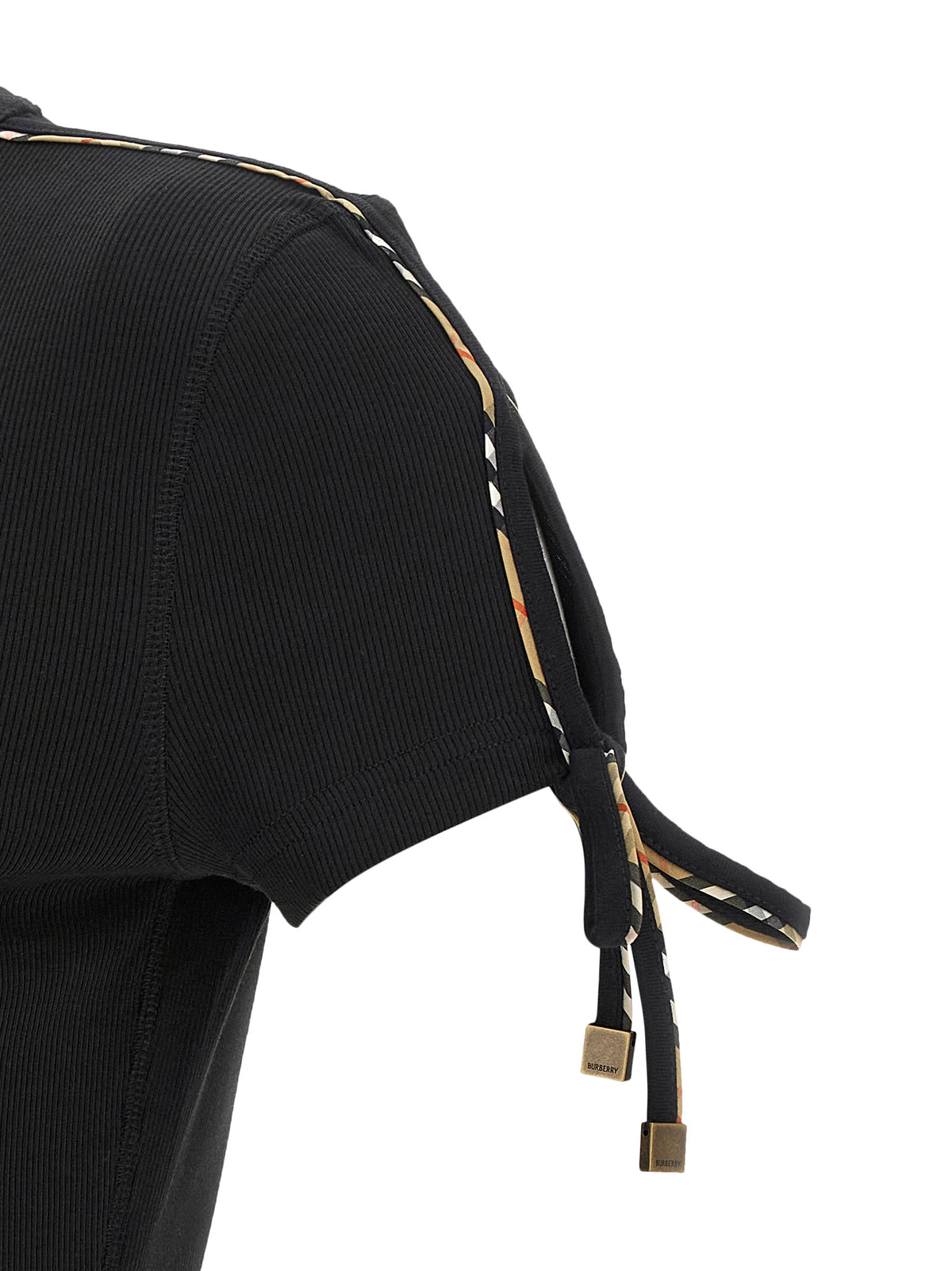 Burberry | Black Cotton Short Dress