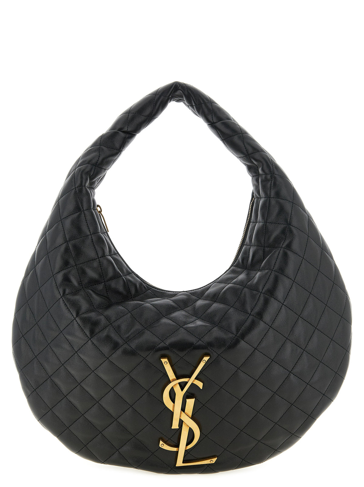Saint Laurent | Black Lamb Leather Shoulder Bag
