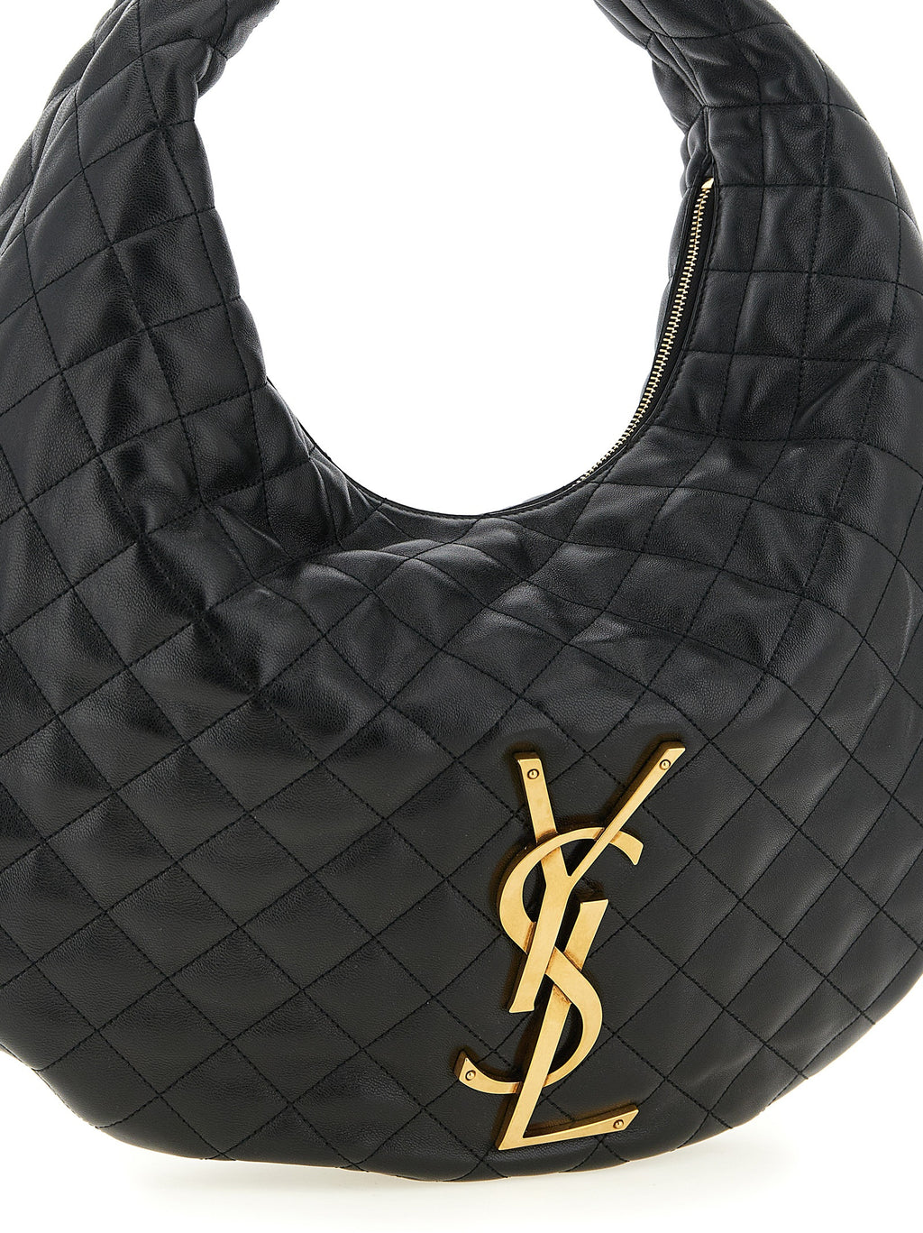 Saint Laurent | Black Lamb Leather Shoulder Bag