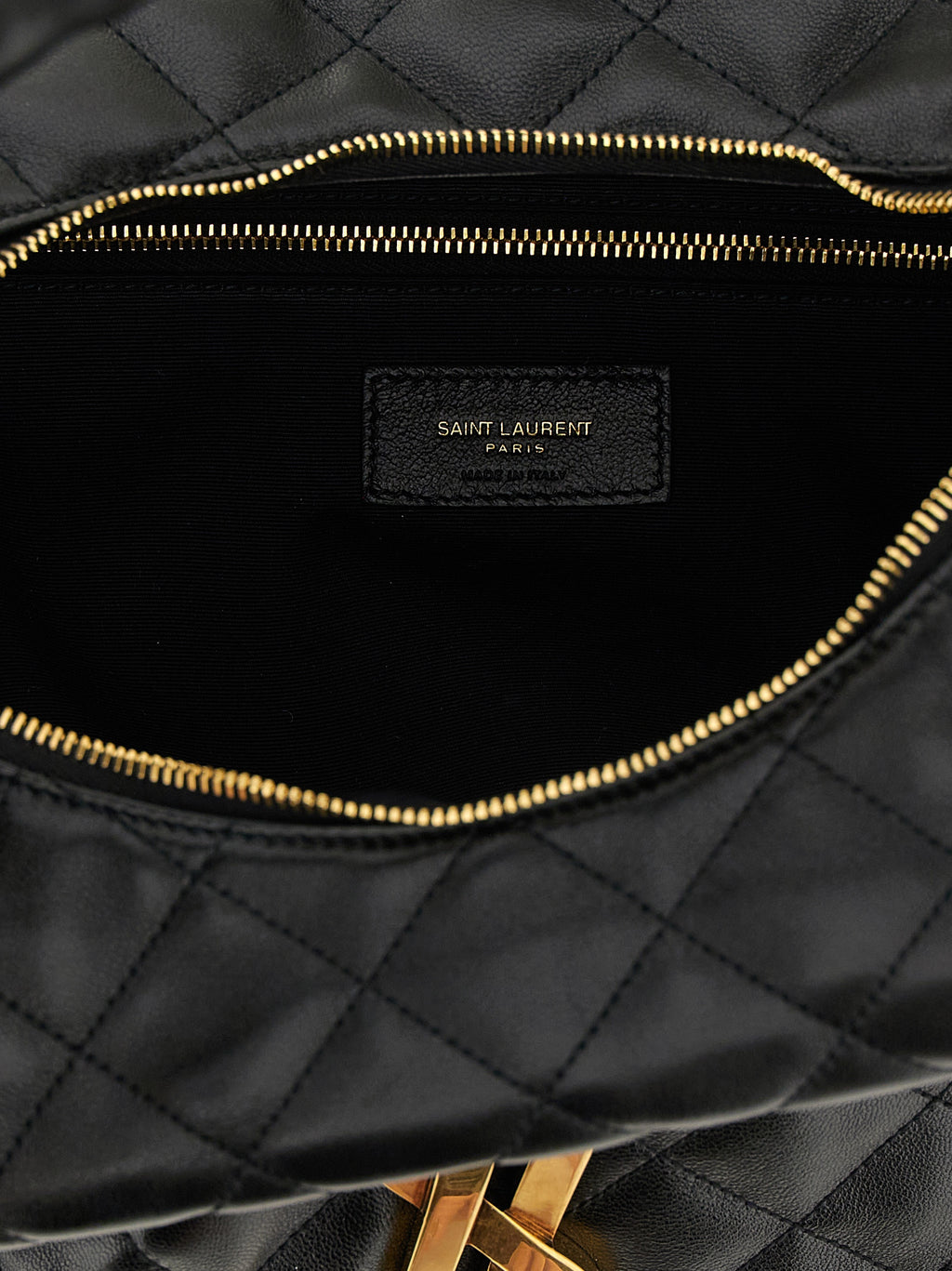 Saint Laurent | Black Lamb Leather Shoulder Bag