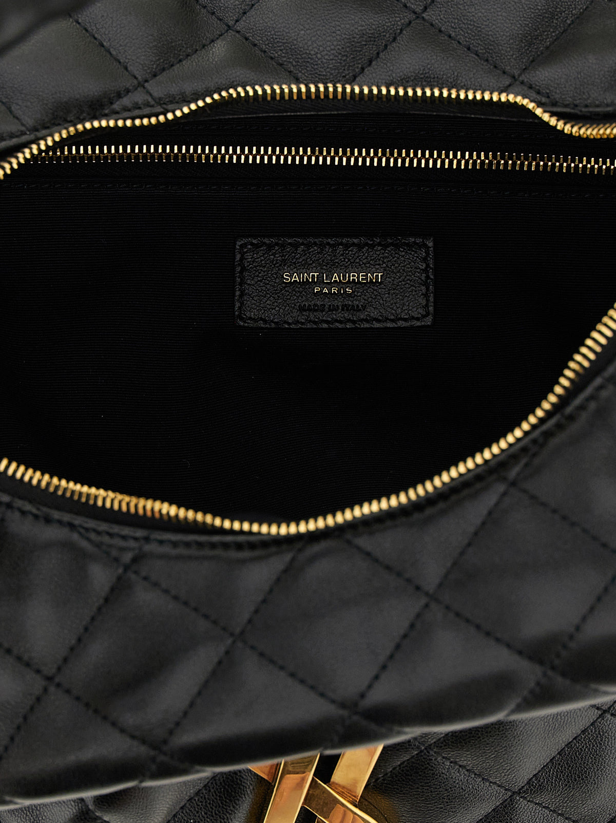 Saint Laurent | Black Lamb Leather Shoulder Bag