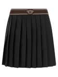 Versace | Black Wool Long Skirt