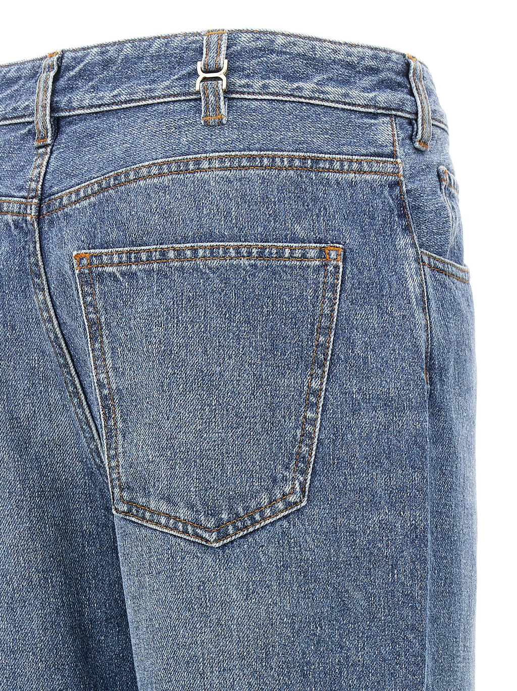 Chloé | Blue Cotton High-Waisted Jean