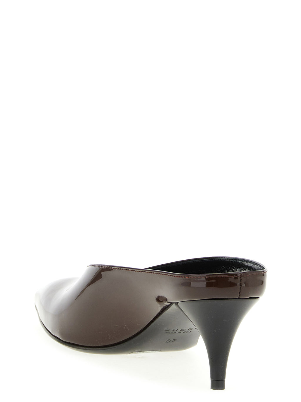 Gucci | Bordeaux Calfskin Mid Heel Pumps