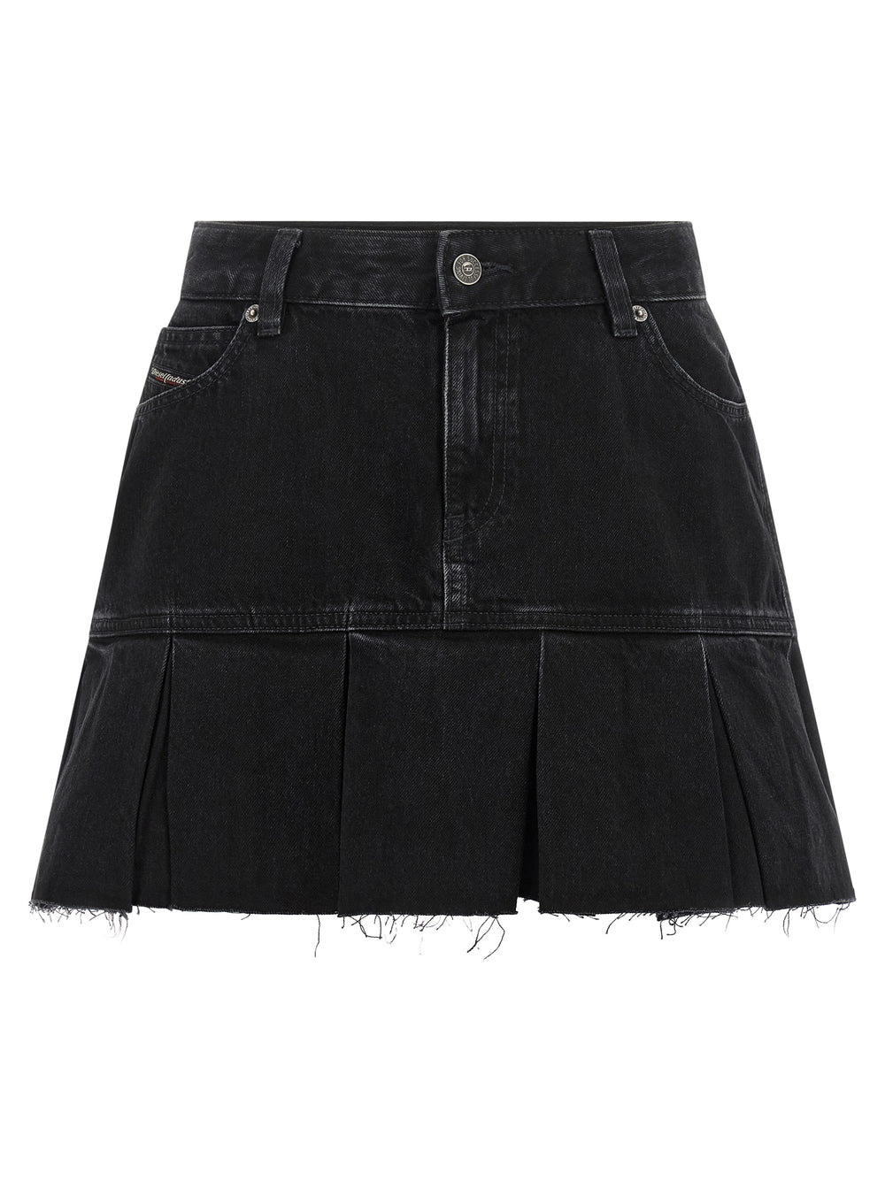 Diesel | Blue Cotton Long Skirt