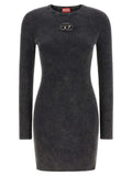 Diesel | Black Cotton Short Dress