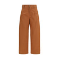 Chloé | Orange Cotton Casual Pants