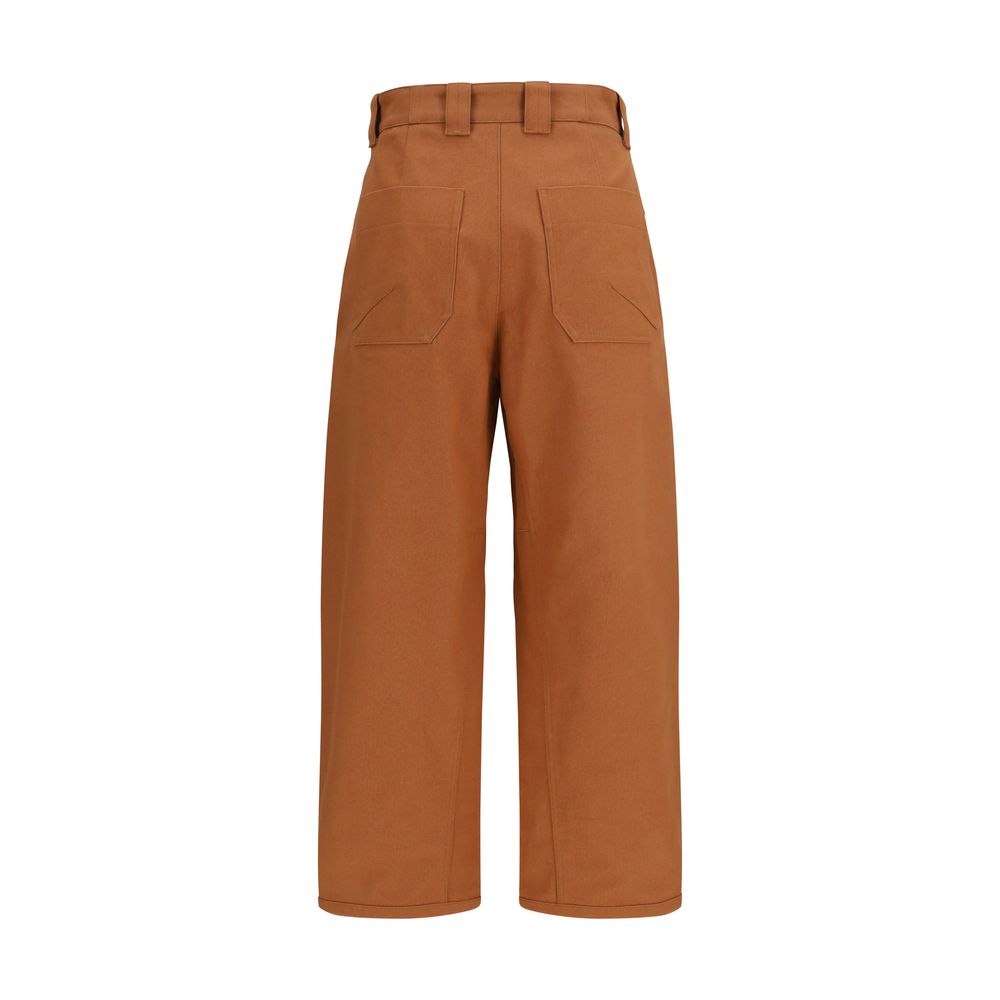 Chloé | Orange Cotton Casual Pants