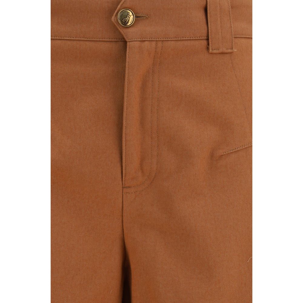 Chloé | Orange Cotton Casual Pants