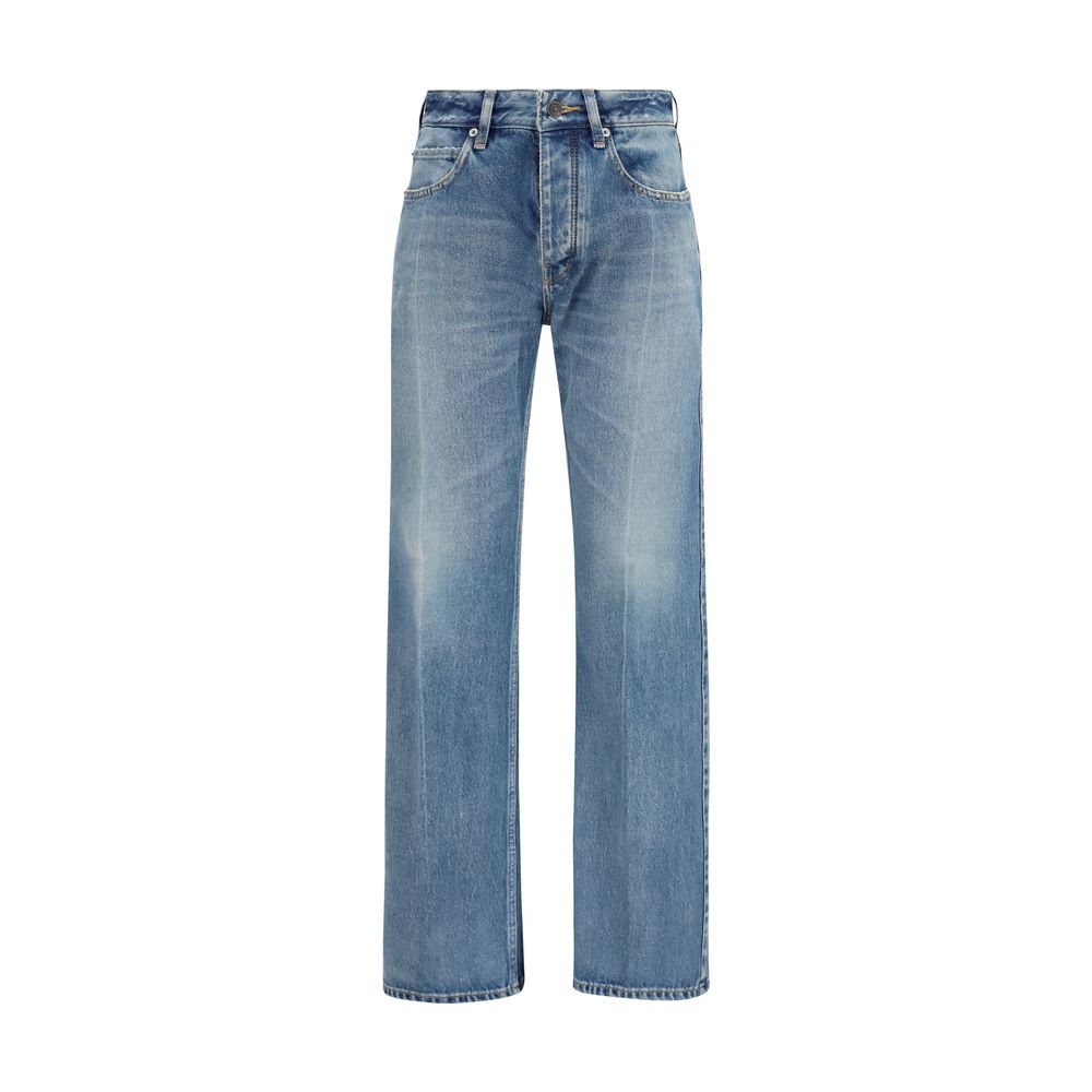 Balenciaga | Blue Cotton Straight-Leg Jeans