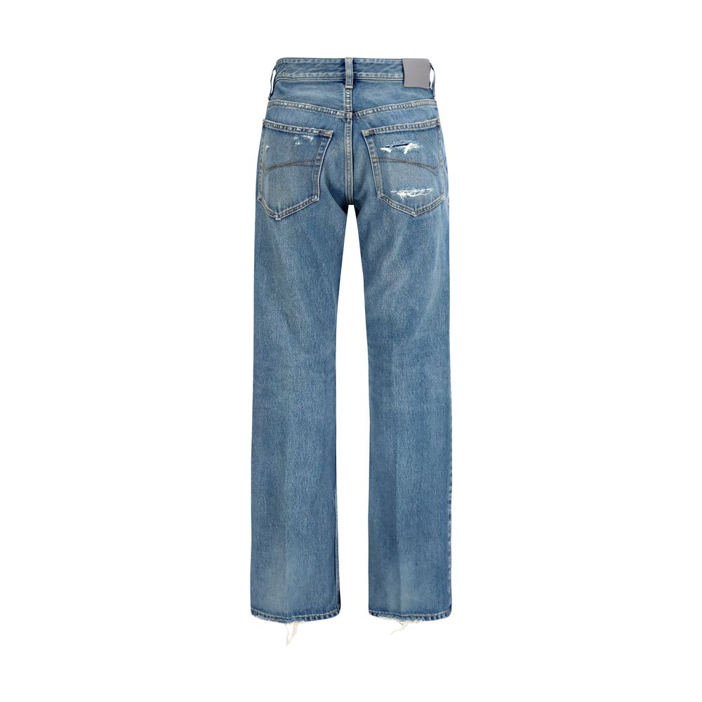 Balenciaga | Blue Cotton Straight-Leg Jeans