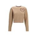 Chloé | Beige Wool Oves Aries Sweatshirt
