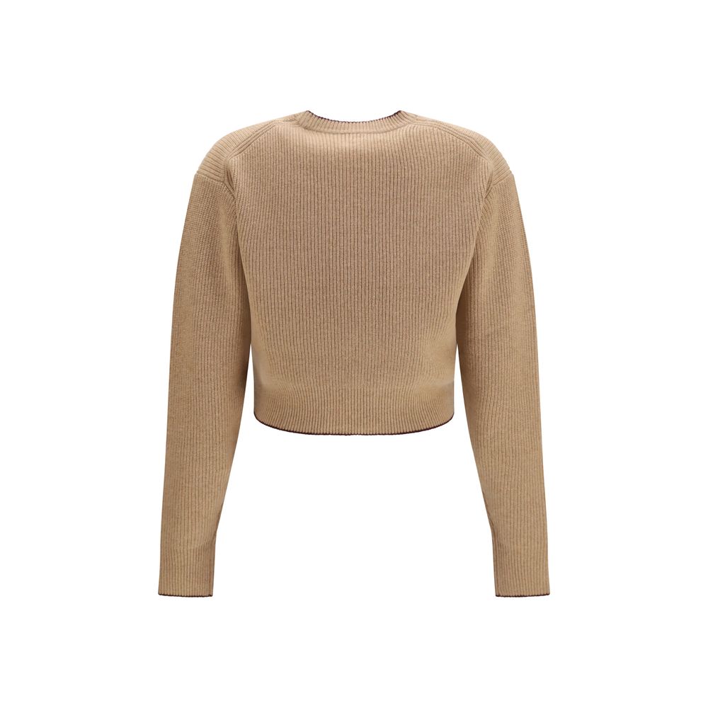 Chloé | Beige Wool Oves Aries Sweatshirt