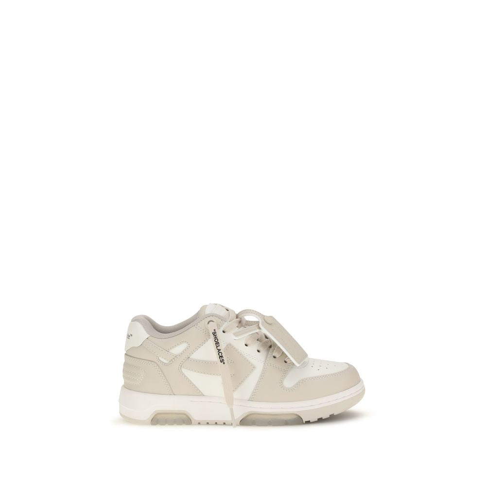 Off-White | Beige Calf Leather Bos Taurus Low Top Sneakers