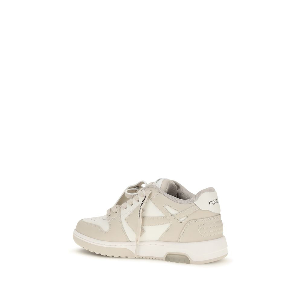 Off-White | Beige Calf Leather Bos Taurus Low Top Sneakers