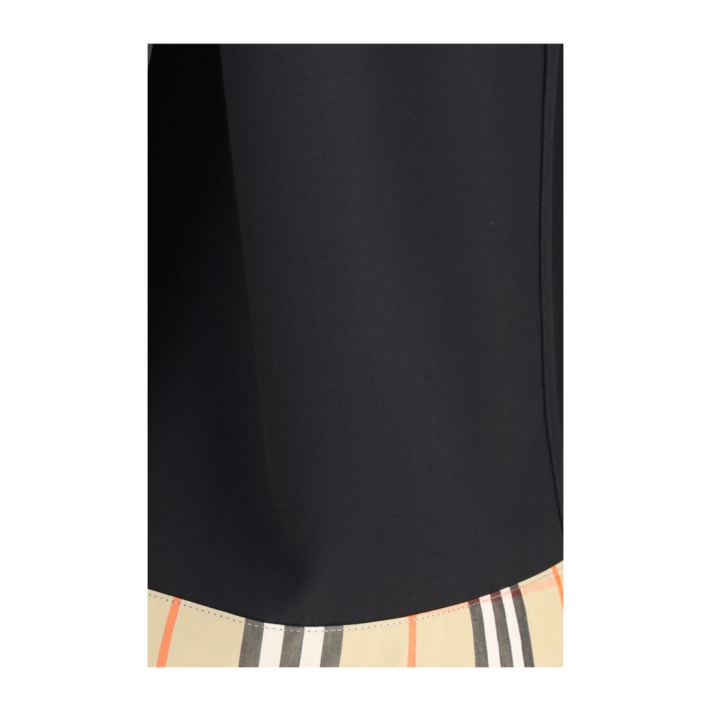 Burberry | Black Wool Oves Aries Midi Skirt