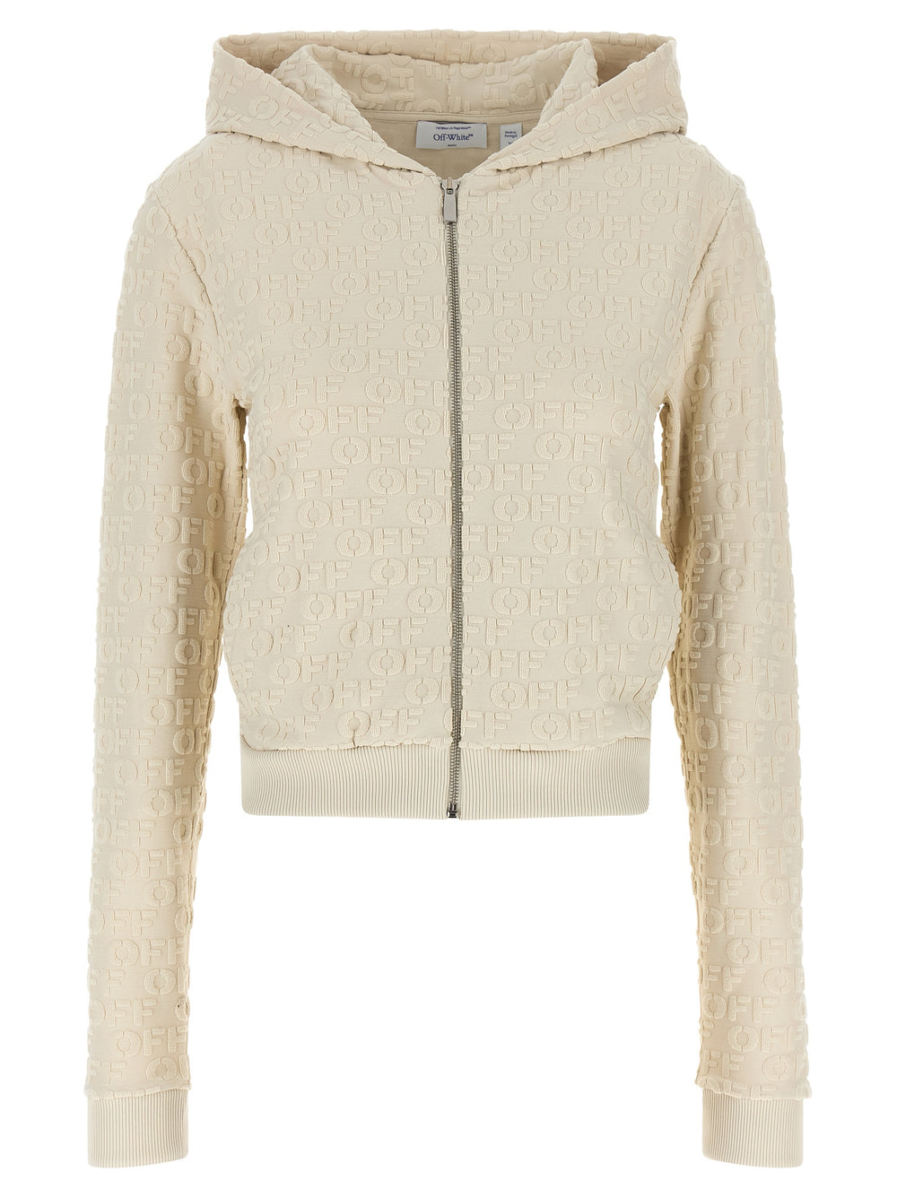 Off-White | Beige Cotton Sweatshirt