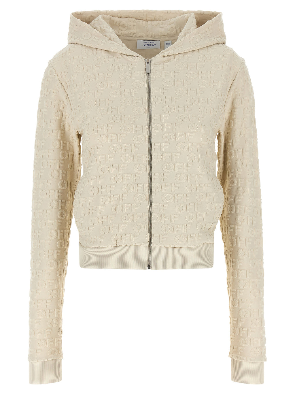 Off-White | Beige Cotton Sweatshirt