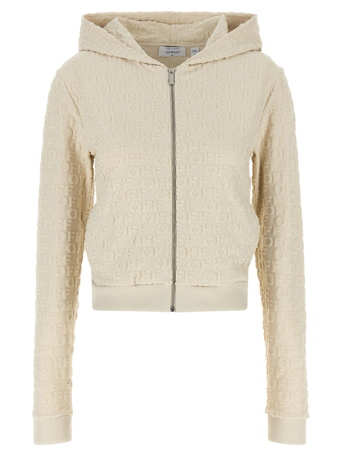 Off-White | Beige Cotton Sweatshirt