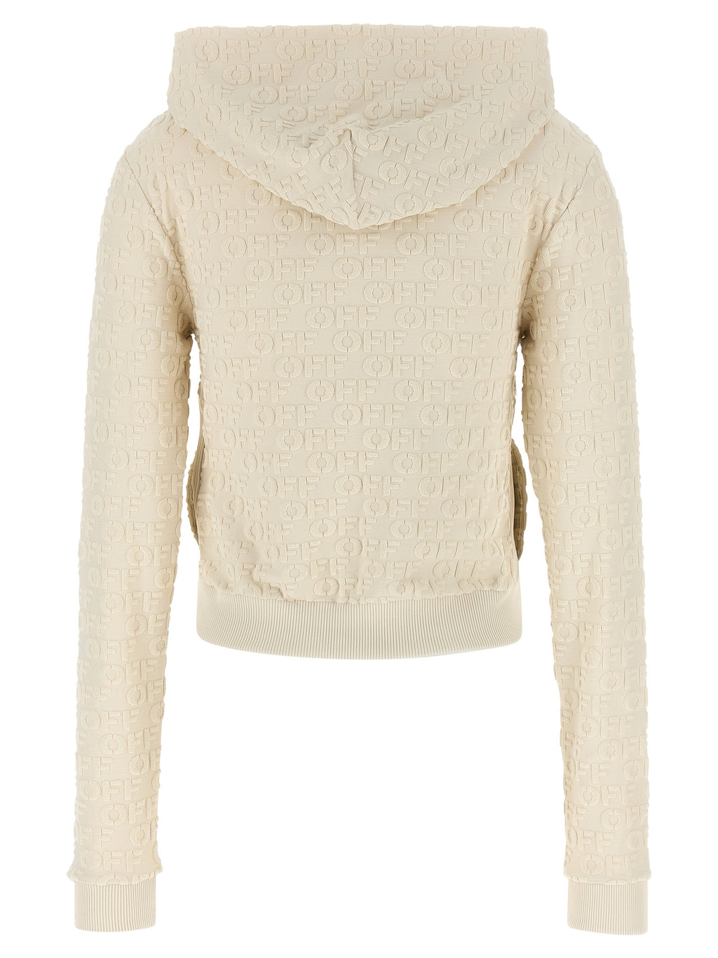 Off-White | Beige Cotton Sweatshirt