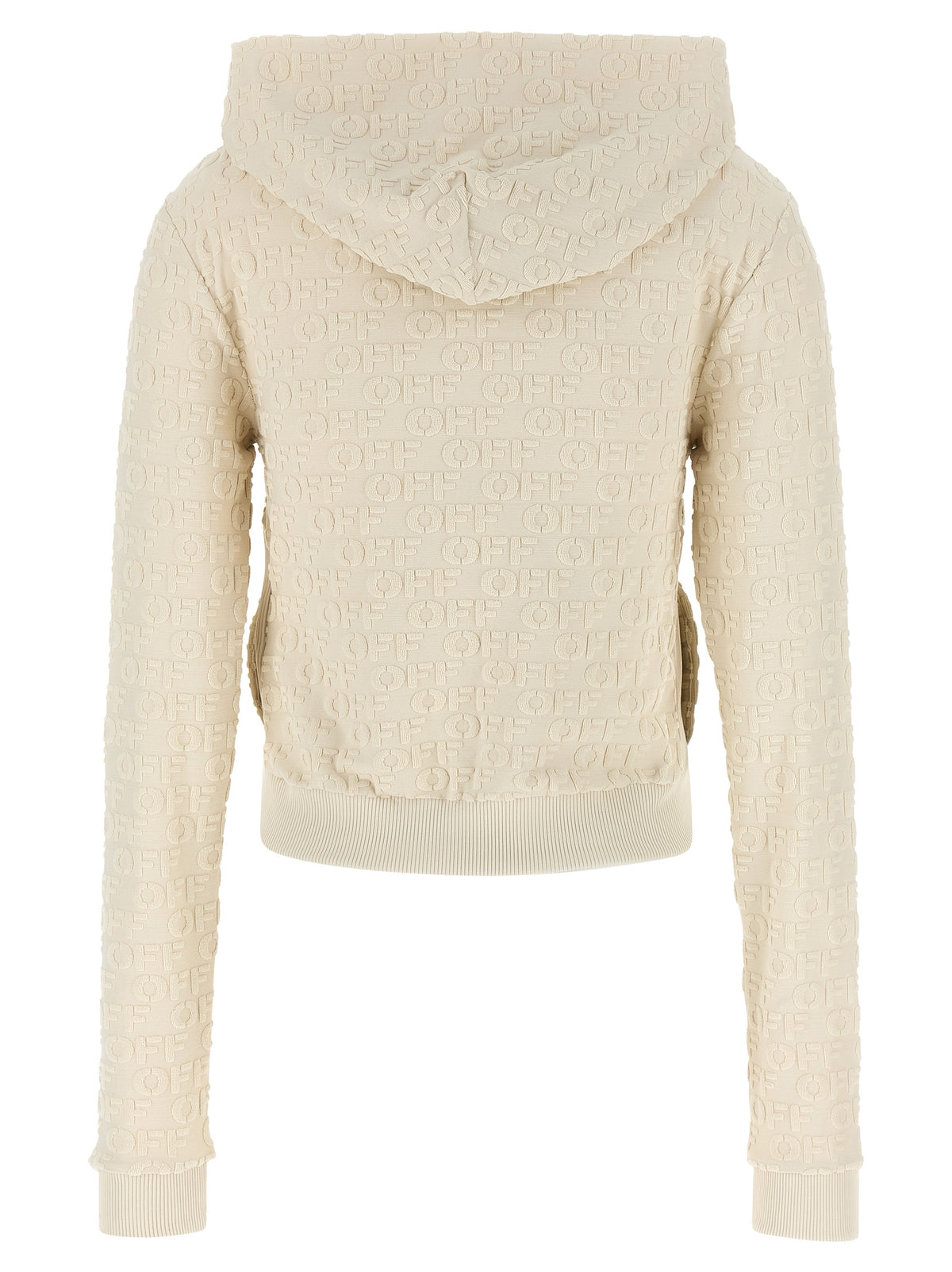 Off-White | Beige Cotton Sweatshirt
