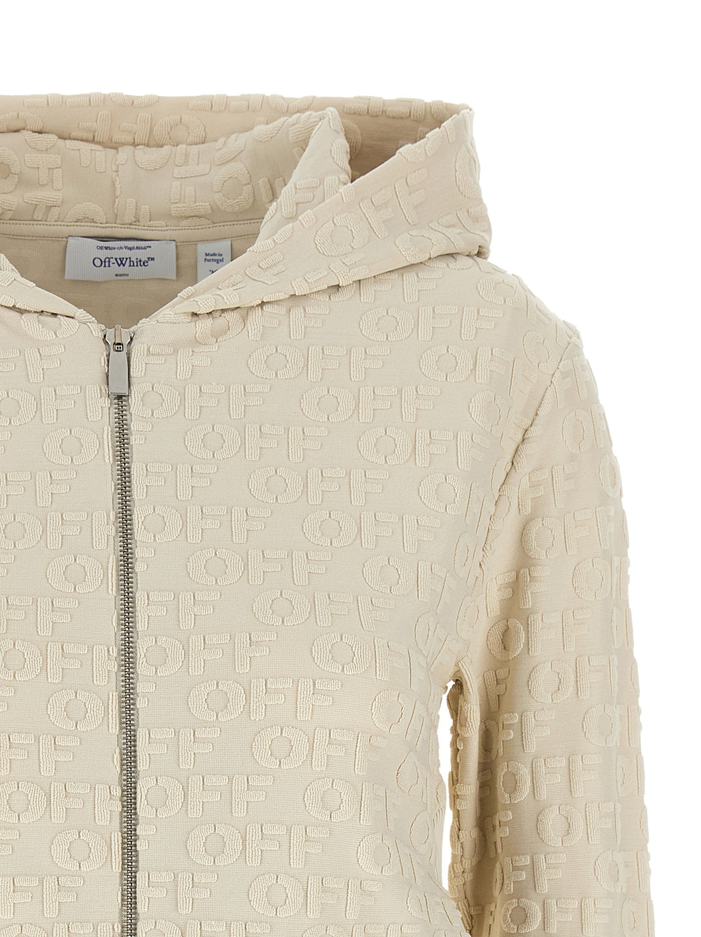 Off-White | Beige Cotton Sweatshirt