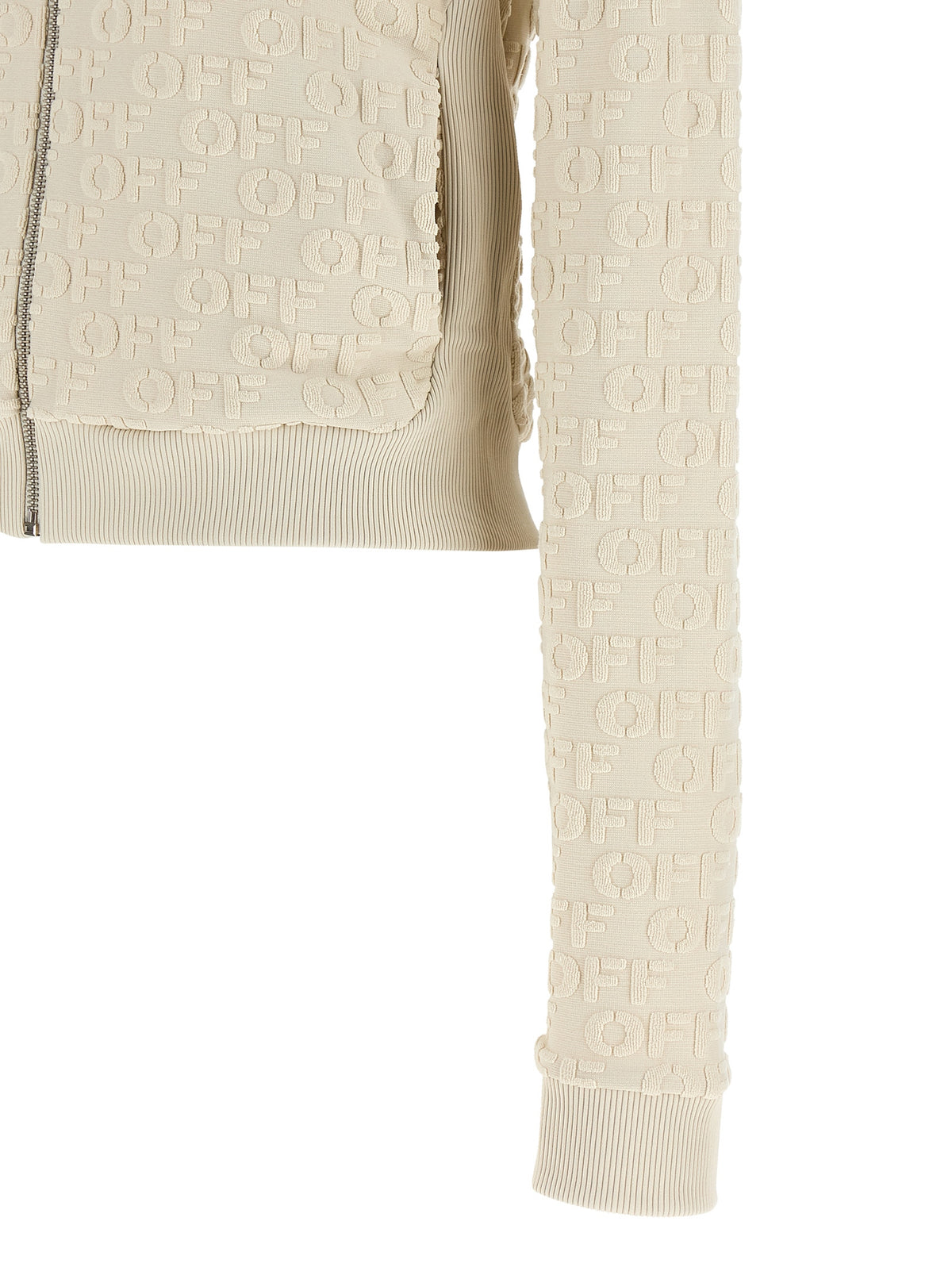 Off-White | Beige Cotton Sweatshirt