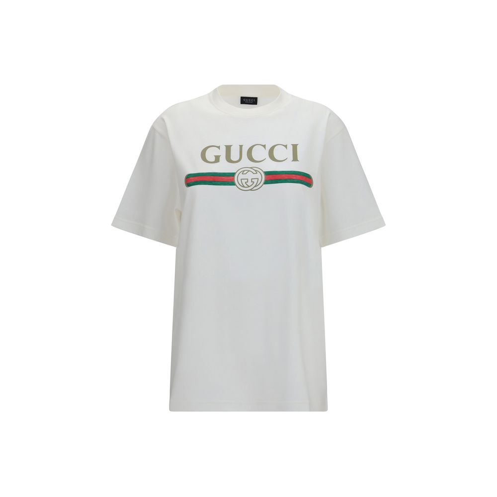 Gucci | White Cotton T-Shirt
