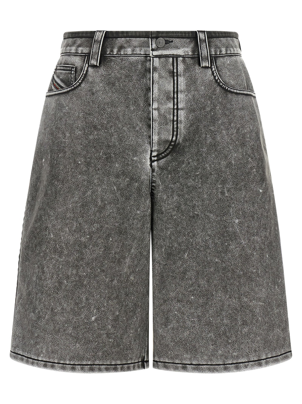 Diesel | Gray Polyethylene Bermuda Shorts